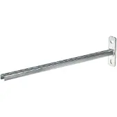 Dalsys Schienenkonsole, Wandausleger 27/18 Silber 50cm, Wandträger, Schwerlastträger aus verzinktem Stahl, korrosionsbeständig