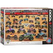 Eurographics Puzzle Zusammenbau Trucků Monster Jam 1000 Teileů