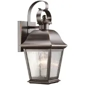 Kichler Mount Vernon Außenwandlampe, altbronze, 32 cm IP44 - , Mount Vernon, dimmbar, Bronze / Altmessing, Aluminium