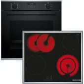 Bosch HBD631FH63, Keramik, 4 Zone(n), Glaskeramik, Schwarz, Touchsteuerung, 58,3 cm