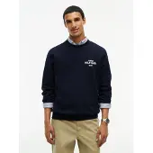 Tommy Hilfiger Sweatshirt "HILFIGER 1985 REF TERRY CREW", aus Baumwoll-Terry, Regular Fit