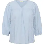 KAFFE CURVE Langarmbluse "Damen Bluse langarm KCmaisie"