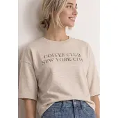 Street One Sweater, Kurzarm-Sweater mit Wording