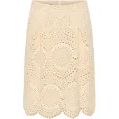 Cream Midirock "Damen Rock CRBaja"