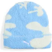 Puma Beanie "Aufgeraute, bedruckte Beanie mit mittelhoher Krone Erwachsene"