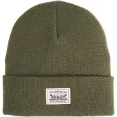 Levi's Beanie "EMBARCADERO BEANIE", Damen, grün (olive night), Strick, Kunstfaser, Mützen Beanie, Unisex