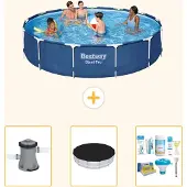 Bestway Steel Pro Rund - 396x84 cm - 4-teilig S22753