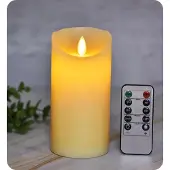 INF LED-Kerzen, wiederaufladbare, batteriebetriebene Leuchten mit Fernbedienung M