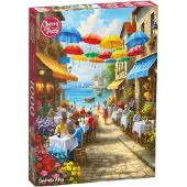 Cherry Pazzi Puzzle Street mit Sonnenschirmen 1000 Stü ck