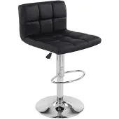 Helloshop26 2er-Set schwarze drehbare Barhocker 12_0000054
