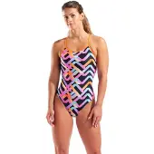 Arena Damen Schwimmanzug W TEXTURE SWIMSUIT TIE BACK