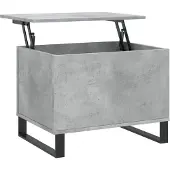 vidaXL Couchtisch Betongrau 60x44,5x45 cm Holzwerkstoff