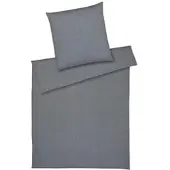 Elegante Bettwäsche Mono in grau | Gr.: 80-x-80-cm