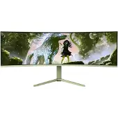 AROZZI Nova 49" Gaming Monitor - Gebogen - DQHD VA - 165Hz - USB-C - Waldgrün