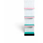 Seletti Supershelf blauer Gitterschrank