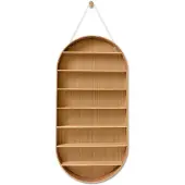 Ferm Living Oval Dorm Regal Olieret Eiche - , Holz, Holz