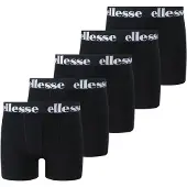 Ellesse Boxershorts "Boxershort EMARIO Jungen Shorts 5P 5er Pack", Jungen, Gr. 158-164, schwarz, Obermaterial: 95% Polyester PES. 5% Elasthan EL., Unterhosen Boxershorts