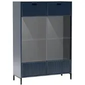 Masseno VITRINE ZIGO 150 / 104,8 cm in Blau