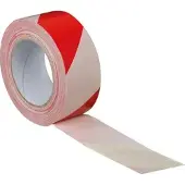 Varivendo Gewebe-Markierungsband 50mm x 25m weiß/rot