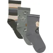 Minymo 3-Pack Socks shadow (9006) 31\\34