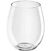Matfer 6 Mehrwegbecher Wasserglas 390ml Wiederverwendbar Kunststoff unzerbrechlich transparent Wasser Becher