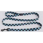 HAY - Dogs Leash Flat Check - M/L - Blue/Black