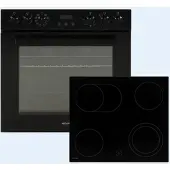 Mican Einbauherd-Set HSHDB73S - B/H/T ca. 59.50x59.50x57.50