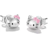 Thomas Sabo H2365-M06-7 Damen-Ohrstecker Hello Kitty pinke Schleife