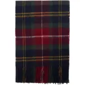 Barbour Schal Unisex Wool Cashmere Tartan Scarf Winterberry Tartan