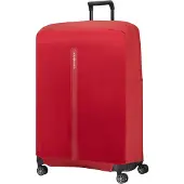Samsonite TA Revolution - Faltbare Schutzhülle für Koffer Größe XL, Kofferhülle passend für 81–86 cm, Reisekoffer Schutz, mit reflektierendem Detail, Rot