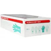 NOBAMED Noba Nobaglove Nitril classic Einmalhandschuhe blau L 100 Stück St