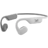 TNB T'NB - Supra-aurales drahtloses Bluetooth-Headset, de Knochenleitungs-Kopfhörer, Design mit touch control und de Ladeetui, Farbe white