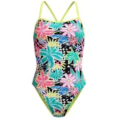 Speedo Fl Printed V-back 2.0 Badeanzug