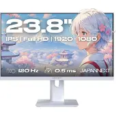 Japannext JN-I238FHD120F-HSP-W, 60,5 cm (23.8"), 1920 x 1080 Pixel, Full HD, LCD, 0,5 ms, Weiß