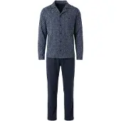 Hajo Pyjama Homewear Bequem sitzend Schlafanzug Premium Cotton