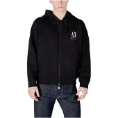 Armani Exchange für Herren. XM000371AF10818UC001 Lässiges schwarzes Sweatshirt (XS), Sportlich, Baumwolle, Multisport