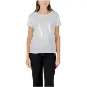 Armani Exchange für Damen. 8NYTCXYJG3ZU0002 Kurzarm-T-Shirt weiß (S), Lässig, Baumwolle