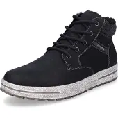 Rieker Winterboots Herren Kunstleder Schwarz Größe: 44