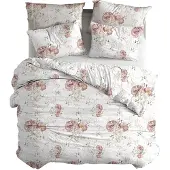 TRAUMSCHLAF Mako-Satin Bettwäsche Tender Flower 160x210 cm + 65x100 cm