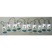 BURI WH Solar LED Lichterkette diverse Design, Design:Schneemann