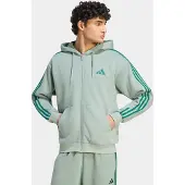 Adidas 3 Stripes Fleece Reißverschlusspullover