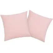 Otto Home Kissenbezüge "Cremona2 100% Baumwoll-Jersey mit Reißverschluss", rosa (rosé), B:80cm L:80cm, Jersey, Obermaterial: 100% Baumwolle, Kissenbezüge, Kissenbezüge, Kissenhülle in diversen Größen