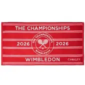 Christy Duschtuch Wimbledon The Championship Towel 2026 rot 133x70cm