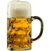 Arcoroc Bierkrug STÖLZLE "Maßkrüge Isar 1000 ml 6er Set transparent", bunt (transparent), Glas, Trinkgefäße, Bierkrug