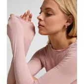 Hunkemoller super soft Shirt aus Kaschmir-Mix mit U-Boot-Ausschnitt Rosa