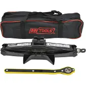 AWTOOLS Trapez-Wagenheber 2000 kg 120-420 mm mit Ratsche und Tasche