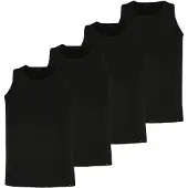 Puma Unterhemd "Unterhemd Tank Top 4P 4er Pack", Herren, Gr. XL, 4 Stk., N-Gr, schwarz, Unterhemden Unterhemd