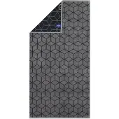 Villeroy & Boch Duschtuch "Duschtuch Duschtuch Carré 1er Pack" Gr. L, grau (dunkelgrau, schwarz), B:80cm, Obermaterial: 100% Baumwolle CO., Handtücher, Duschtuch