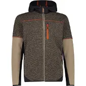 CMP Herren Kapuzensweats lg.Arm He/Uni MAN JACKET FIX HOOD