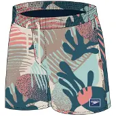 Speedo Badehose PRT/CHK LEIS 16" WSHT V2 AM BLUE/ORANGE